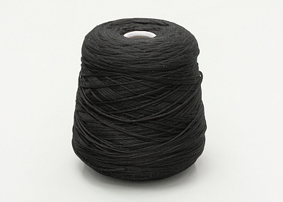 Фото ткани Пряжа хлопок тип Filati Be.Mi.Va. (100гр), цвет - черный