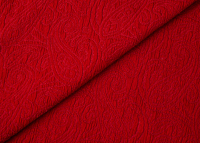 Фото ткани Костюмная вискоза, цвет - красный