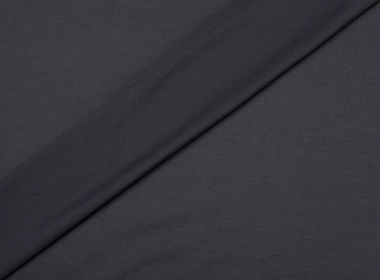 Фото ткани Хлопковый батист, цвет - темно-серый