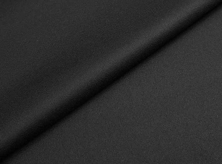 Фото ткани Кашемировая ткань тип Valentino, цвет - черный
