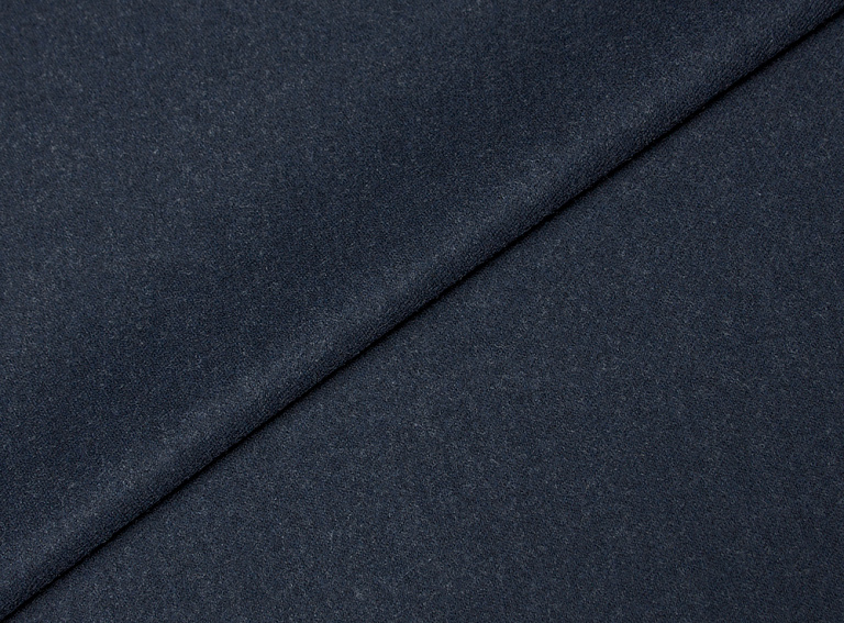 Фото ткани Кашемировая ткань тип Loro Piana, цвет - синий и темно-синий