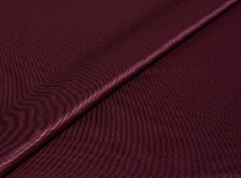 Фото ткани Твиловый шелк, цвет - бордовый