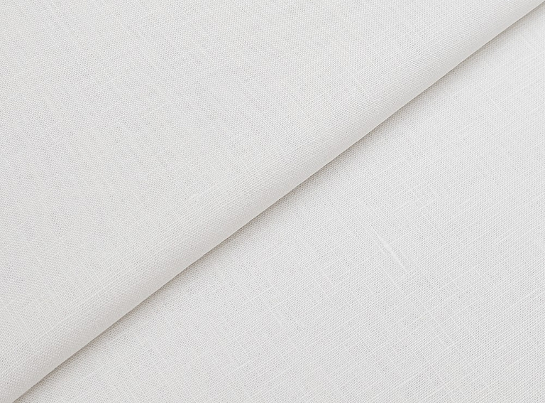 Фото ткани Льняная ткань тип Loro Piana, цвет - белый
