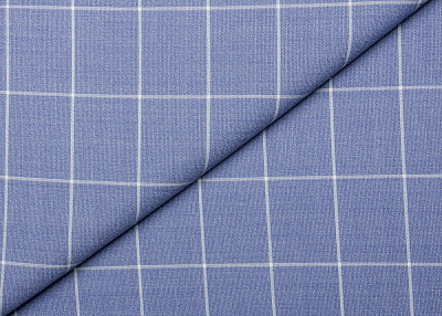 Фото ткани Шерстяная ткань, цвет - сине-сиреневый