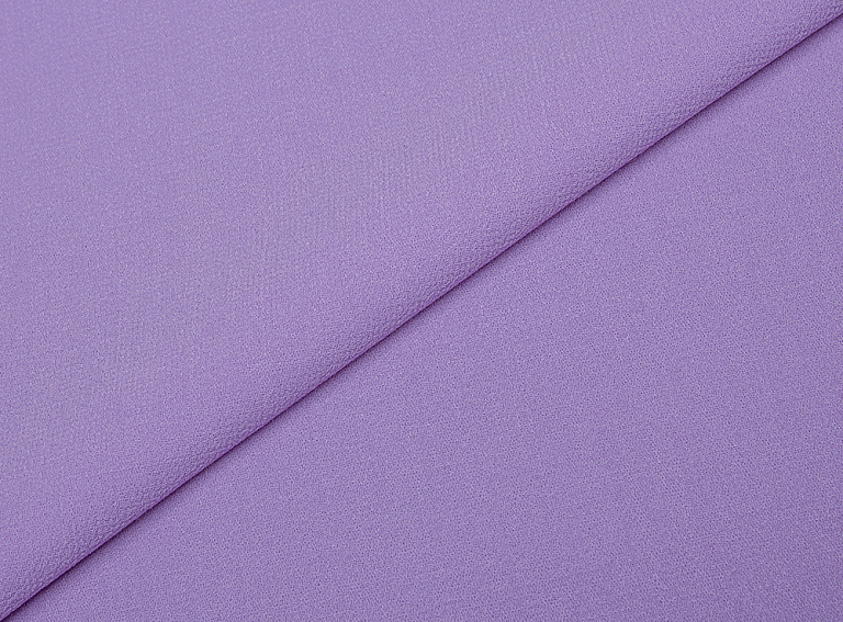 Фото ткани Шерстяной креп (дубль), цвет - сиреневый