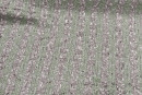 Хлопковая ткань тип Etro, цвет - серый, зеленый, полоска. Постер для видео