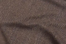 Кашемировая ткань тип Loro Piana, цвет - коричневый, черный, елочка. Постер для видео