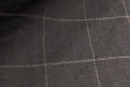 Льняная ткань тип Ermenegildo Zegna, цвет - темно-синий, клетка. Постер для видео