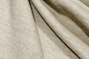 Льняная ткань тип Loro Piana с рисунком, цвет - бежевый и полоска. Постер для видео