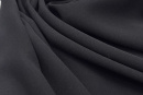 Шерстяная ткань стиль Max Mara, цвет - черный. Постер для видео